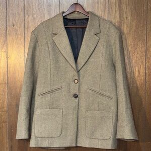 WELOVER Wool Blend
Herringbone Blazer Coat — Women's M
